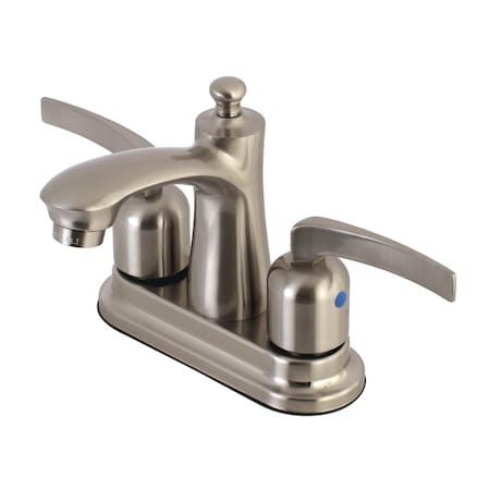Kingston FB7628EFL 4-Inch Centerset Bathroom Faucet with Retail Pop-Up FB7628EFL